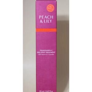 NIB Peach & Lily Transparen-C Pro Spot Treatment Brighten + Erase 0.67 oz NIB